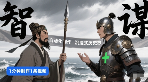 扣子工作流一键生成沉浸式历史故事，一天工作量，3分钟搞定-讯领网创