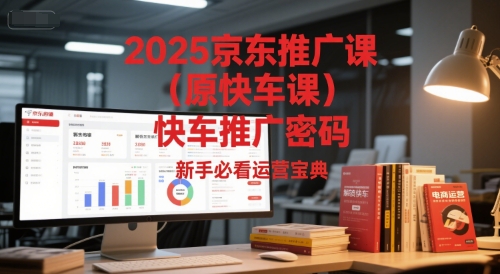 2025京东推广课（原快车课）解锁京东快车推广密码，新手必看运营宝典-讯领网创