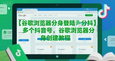 谷歌浏览器分身登陆多个抖音号，谷歌浏览器分身创建教程-讯领网创