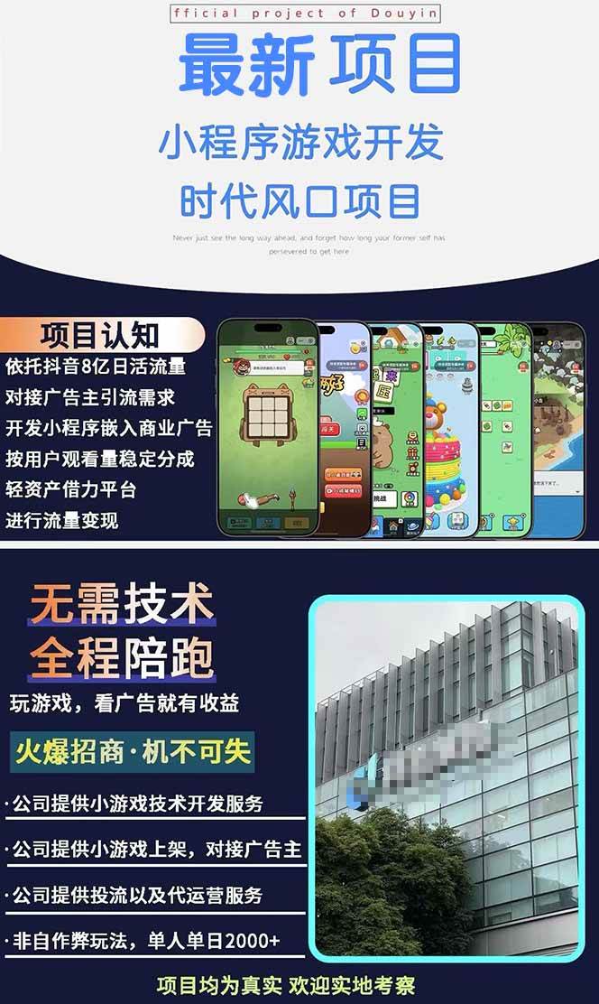 图片[2]-（15442期）2025最热抖音项目 Ai时代风口项目小程序游戏开发 实测单个游戏日收入1800+-讯领网创