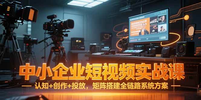 （15249期）中小企业短视频实战课，认知+创作+投放，矩阵搭建全链路系统方案-讯领网创