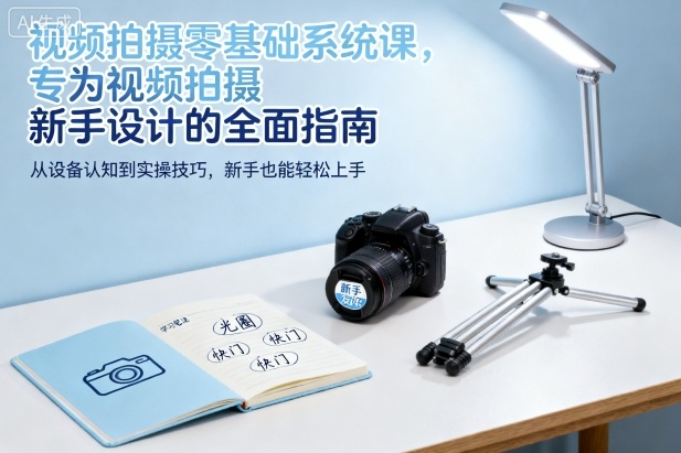 视频拍摄零基础系统课，专为视频拍摄新手设计的全面指南-讯领网创