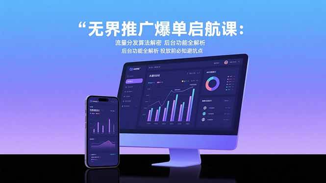 （15567期）无界推广爆单启航课：流量分发算法解密 后台功能全解析 投放前必知避坑点-寒山客