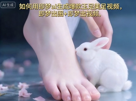如何用即梦ai生成爆款玉足美足视频，即梦出图+即梦出视频，快速涨粉-讯领网创