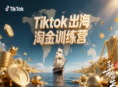 Tiktok出海淘金训练营，跨境电商TK实战变现-讯领网创