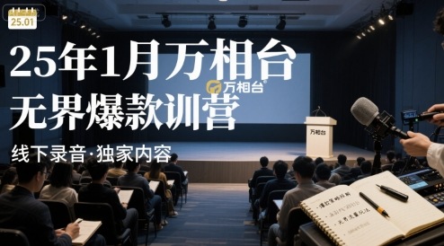 25年1月万相台无界爆款特训营线下录音-讯领网创