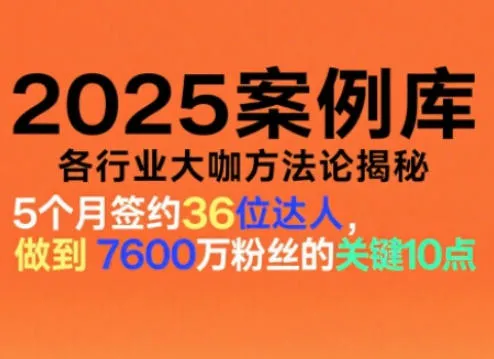 2025案例库，收录各行业大咖的方法论，各行业大咖方法论揭秘-五四资源网