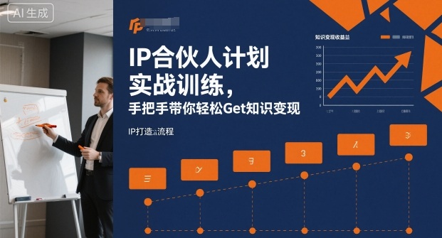 IP合伙人计划实战训练，手把手带你轻松Get知识变现-讯领网创