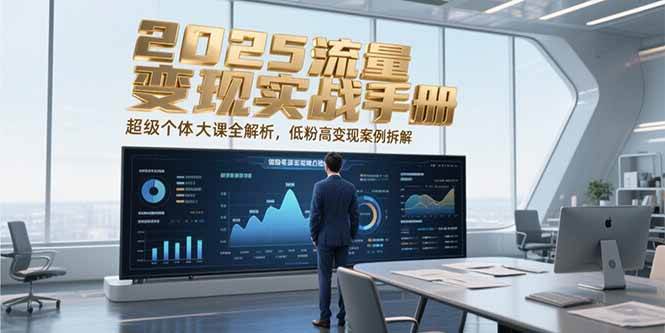 2025流量变现实战手册，超级个体大课全解析，低粉高变现案例拆解-讯领网创