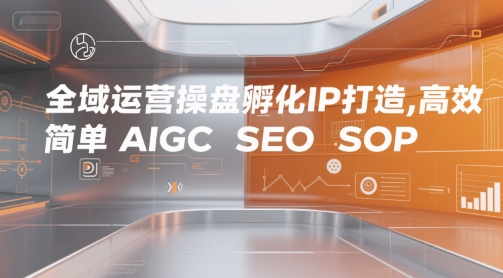 全域运营操盘孵化IP打造，高效 简单 AIGC SEO SOP-讯领网创