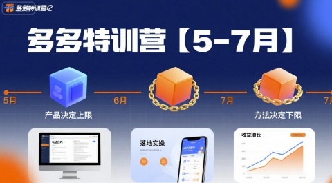 多多特训营【5-7月】产品决定上限，方法决定下限，各种玩法技巧落地实操-讯领网创