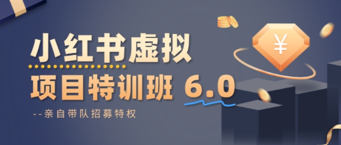 小红书虚拟项目特训课6.0，帮你从0到1打造稳定盈利的店铺，抓住流量红利-讯领网创