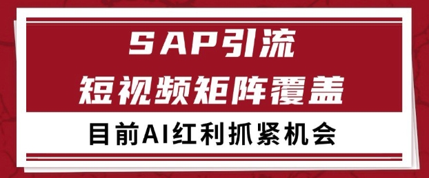 小红书某音sap赛道引流获客 自热矩阵日引200+【揭秘】-讯领网创
