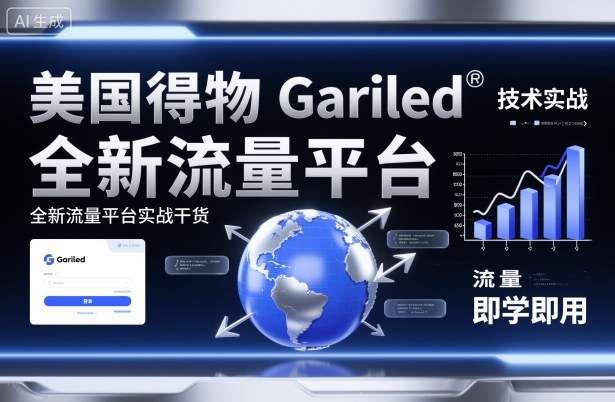 美国得物Gariled技术实战，全新流量平台实战干货，即学即用-讯领网创