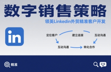 数字销售策略领英LinkedIn外贸精准客户开发-讯领网创