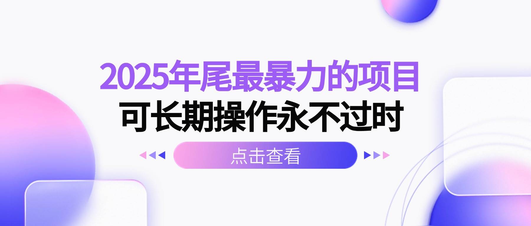 （16316期）2025年尾最暴力的项目可长期操作永不过时-讯领网创