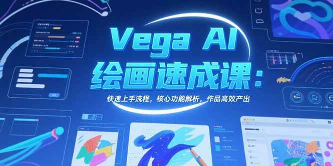 （15470期）Vega AI绘画速成课：快速上手流程，核心功能解析，作品高效产出-寒山客