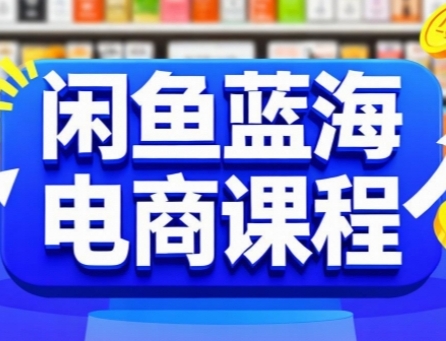 闲鱼蓝海电商课程，手把手助你快速上手，轻松实现闲鱼稳定盈利-讯领网创