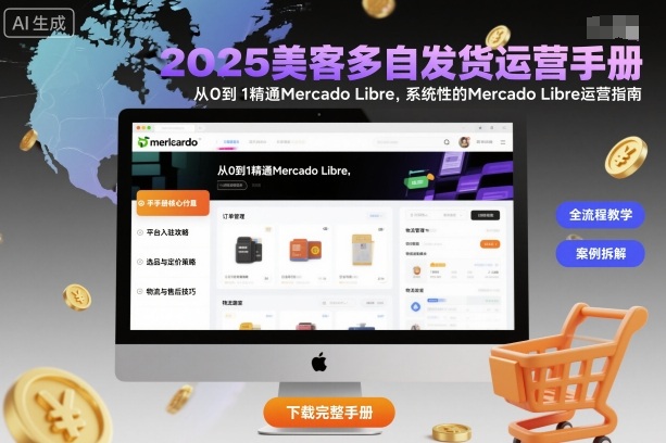 2025美客多自发货运营手册：从0到1精通Mercado Libre，系统性的Mercado Libre运营指南-讯领网创