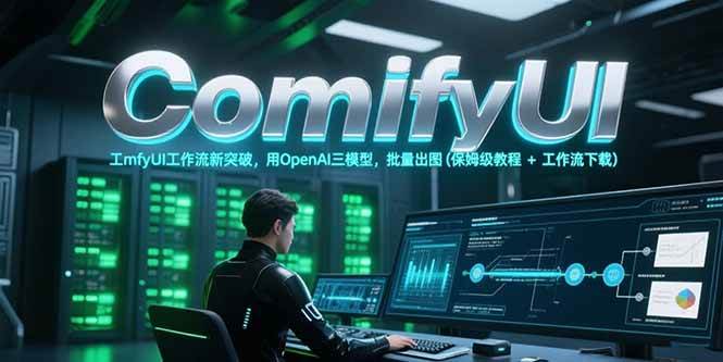 （15191期）ComfyUI工作流新突破，用OpenAI三模型，批量出图(保姆级教程+工作流下载)-讯领网创