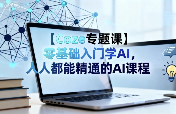【Coze专题课】零基础入门学AI，人人都能精通的AI课程-讯领网创
