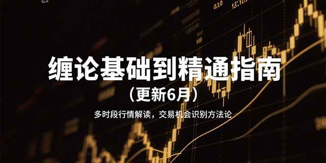 缠论基础到精通指南（更新6月）多时段行情解读，交易机会识别方法论-讯领网创