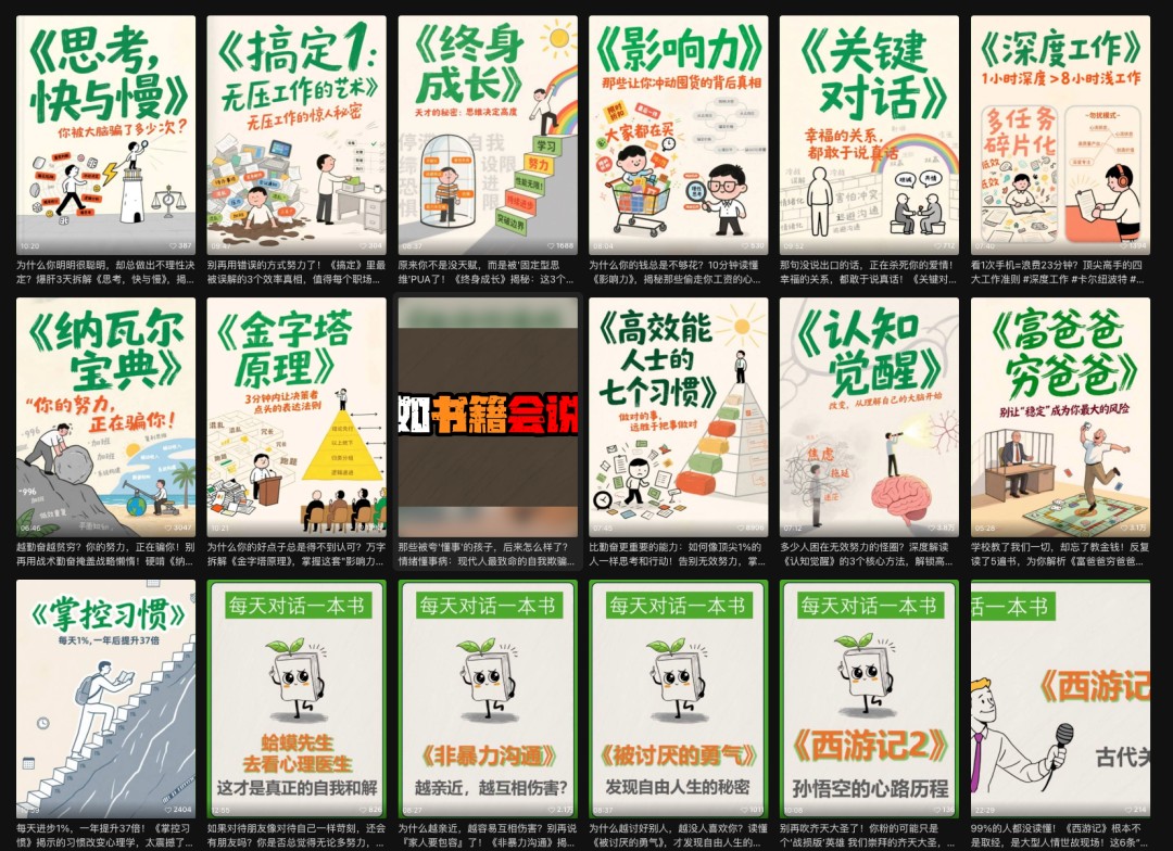 利用扣子工作流制作AI视频工具，一键制作“假如书籍会说话”爆款视频保姆级教程-讯领网创