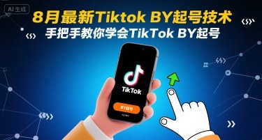 8月最新Tiktok搬运起号技术，手把手教你学会TikTok搬运起号-讯领网创