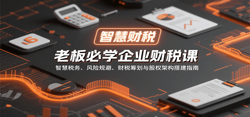 老板必学企业财税课：智慧税务、风险规避、财税筹划与股权架构搭建指南-讯领网创