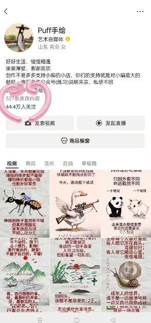 Puff手绘视频号分成项目，三天过分成计划，简单易上手，适合新手-讯领网创