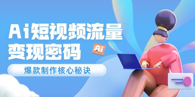 Ai短视频流量密码，爆款制作核心秘诀，120万案例深度解析-讯领网创