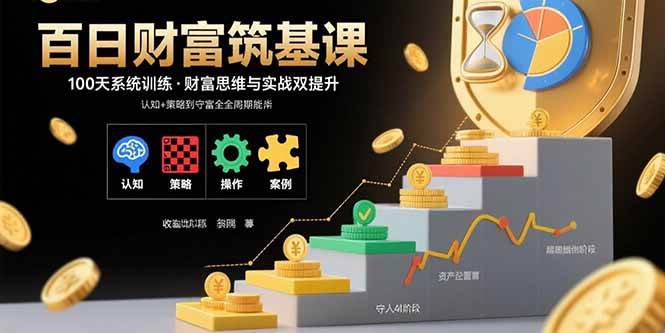 （15874期）百日财富筑基课：认知+策略+实操+案例拆解 实现从创富到守富全周期能力-寒山客