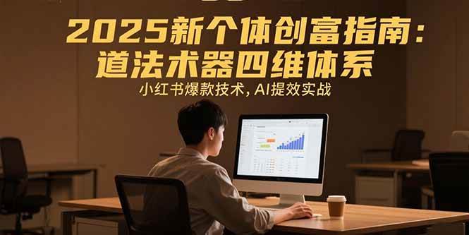 （15477期）2025新个体创富指南：道法术器四维体系，小红书爆款技术，AI提效实战-寒山客