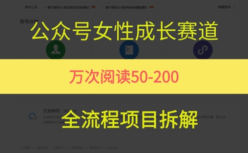 公众号女性赛道，最近爆火系列，条条作品阅读量10w+-讯领网创