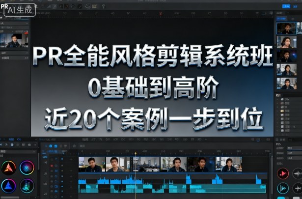 PR全能风格剪辑系统班，0基础到高阶，近20个案例一步到位-讯领网创