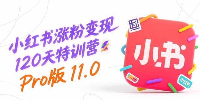 （15432期）小红书涨粉变现120天特训营Pro版11.0：从0到1掌握平台运营,内容制作和变现-讯领网创