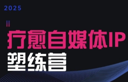 2025治愈自媒体IP训练营，专为疗愈领域从业者打造-讯领网创