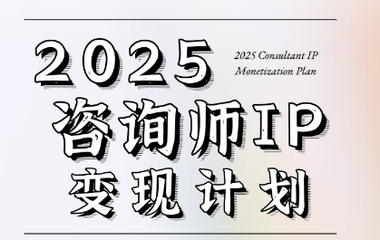 7天构建咨询师变现系统，2025咨询师IP变现计划训练营-讯领网创