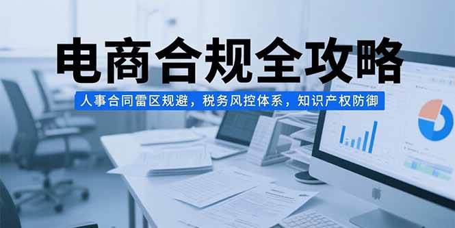 （15377期）电商合规全攻略，人事合同雷区规避，税务风控体系，知识产权防御-寒山客