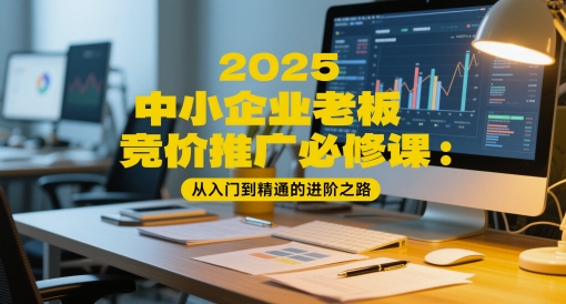 2025中小企业老板竞价推广必修课：从入门到精通的进阶之路-讯领网创