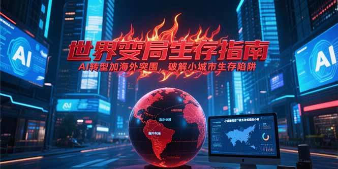 （15220期）付费文章《世界变局生存指南，AI转型加海外突围，破解小城市生存陷阱》-讯领网创