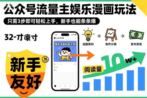 ‍‬⁢‍⁡‍‍⁡⁣⁤‍‬⁡⁣⁢⁣‍⁣‌‌⁢⁡⁡‌⁢⁣⁢⁢‌⁣‬⁣‬‬⁣⁢⁢⁣公众号流量主娱乐漫画玩法，只需3步即可轻松上手，新手也能条条爆-讯领网创