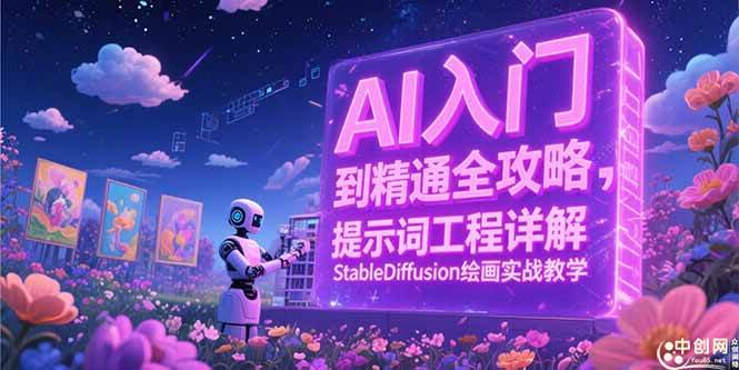 （15181期）AI入门到精通全攻略，提示词工程详解，StableDiffusion绘画实战教学-讯领网创