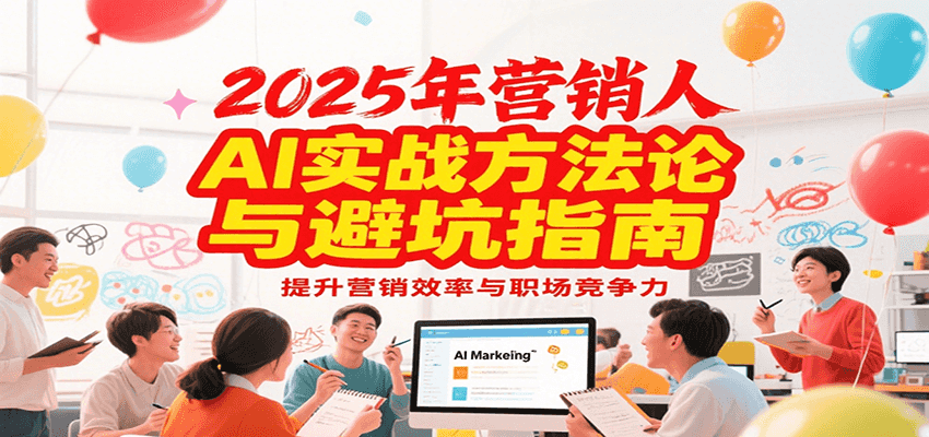 2025年营销实战方法论与避坑指南，利用AI提升营销效率与职场竞争力-讯领网创