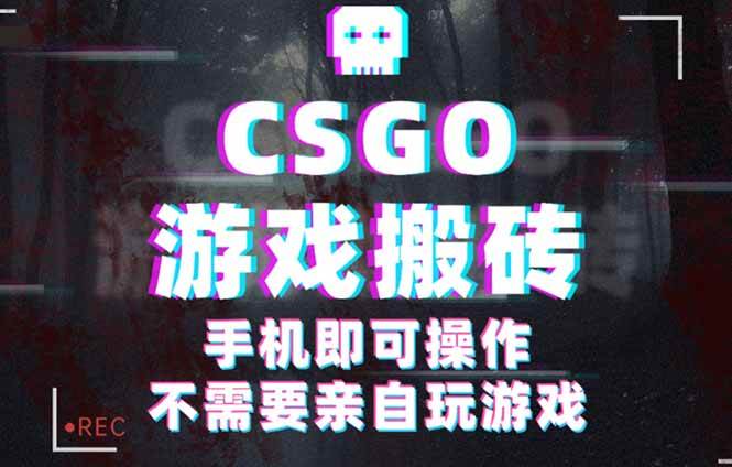 （16090期）CSGO游戏挂机捡漏，单日扫货500+，年底小高峰上车可吃肉，手机即可操作…-讯领网创