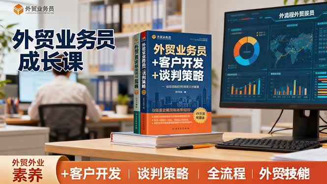 （16250期）外贸业务员成长课：职业素养+客户开发+谈判策略、掌握全流程外贸技能-讯领网创